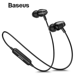 Baseus S09 Bluetooth Earphone IPX5 Waterproof Wireless Headphone Magnet Earbuds Stereo Auriculares Bluetooth Earpiece for Phone