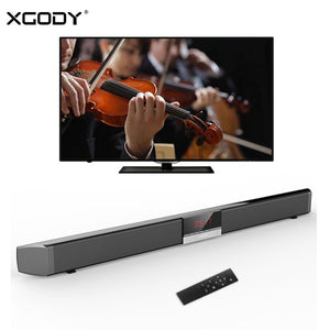 XGODY SR100 Plus Bluetooth Soundbar 40W Home Theater TV Sound Bar Wireless Speaker Aux-In Coaxial Optical Subwoofer Speakers